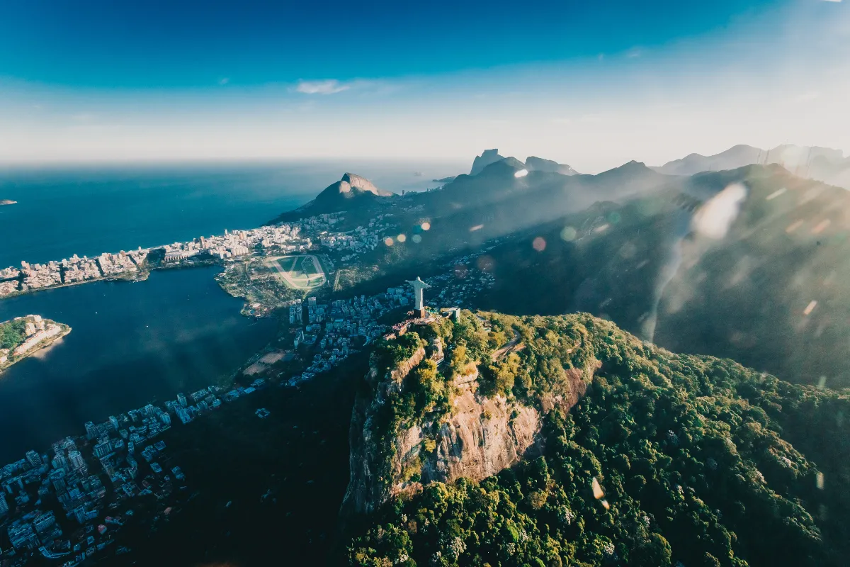 Foto aérea Cristo Redentor