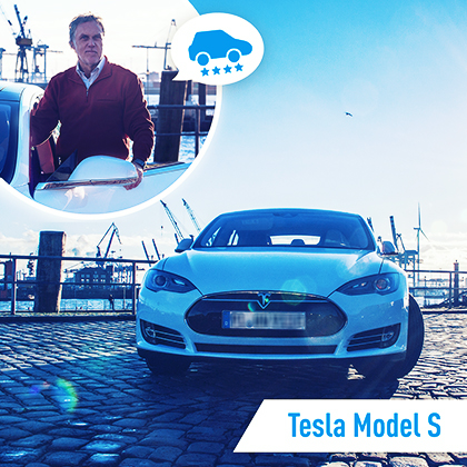 Mitfahr-Auto des Monats: Tesla Model S