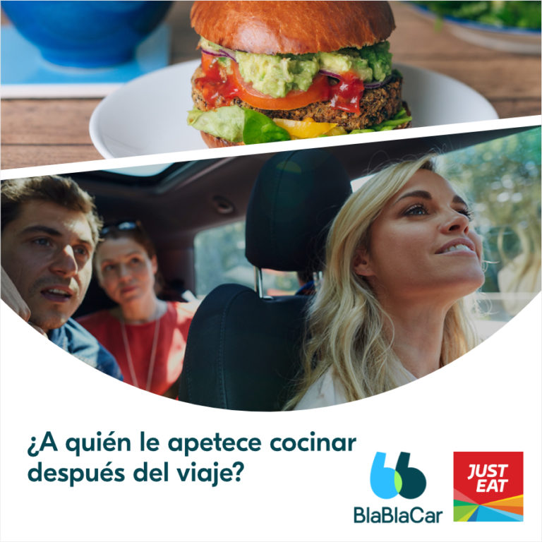 ¡Llévate una comida gratis con BlaBlaCar y Just Eat!
