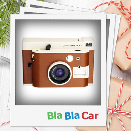 Camera winnen met het kerstspel van BlaBlaCar