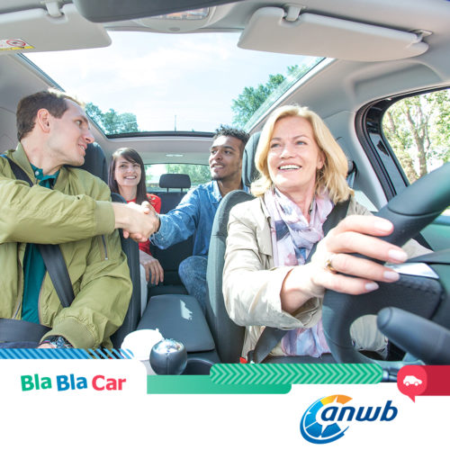 Samenrijden met BlaBlaCar via ANWB