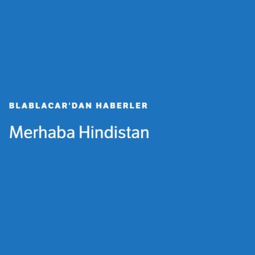 Merhaba Hindistan